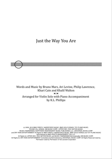 Just The Way You Are