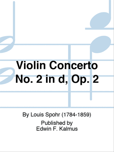 Violin Concerto No. 2 in d, Op. 2