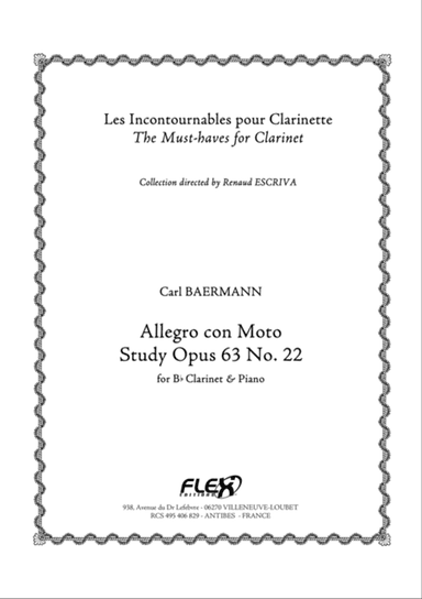 Allegro con Moto Opus 63 No. 22