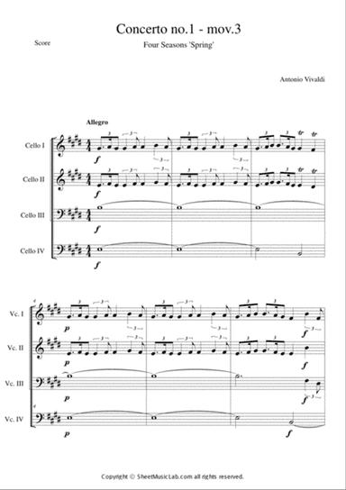 The Four Seasons - Spring 3rd Movement
