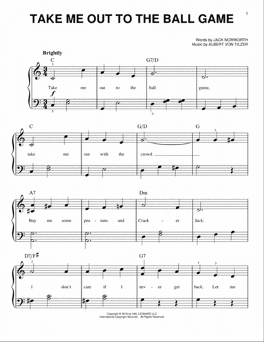 Take Me Out To The Ball Game