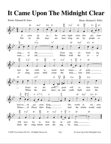 It Came Upon A Midnight Clear