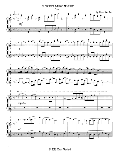 Classical Music Mashups I, II & III (20% Discount!)