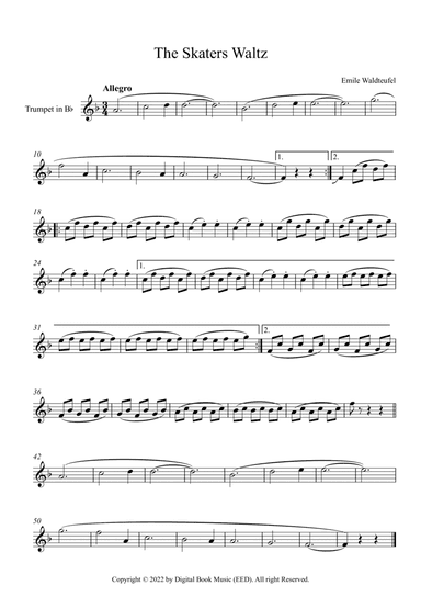 The Skaters Waltz - Emile Waldteufel (Trumpet)