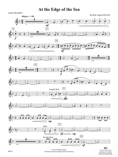 At the Edge of the Sea: 1st B-flat Trumpet