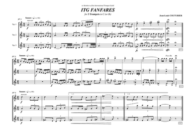 ITG FANFARES - Score Only