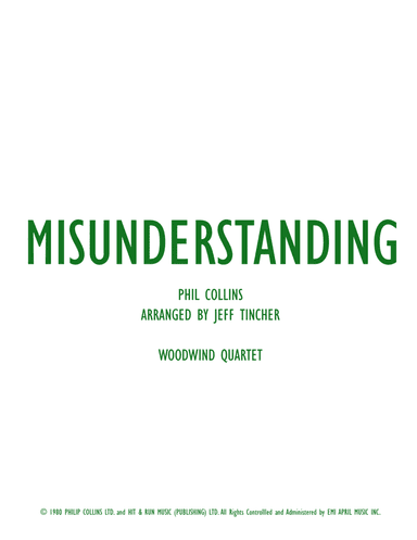 Misunderstanding