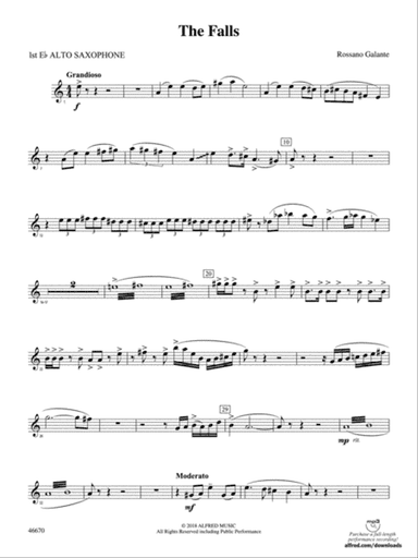 The Falls: E-flat Alto Saxophone