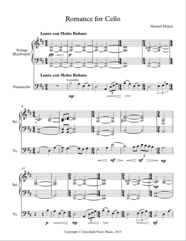 Romance for Cello