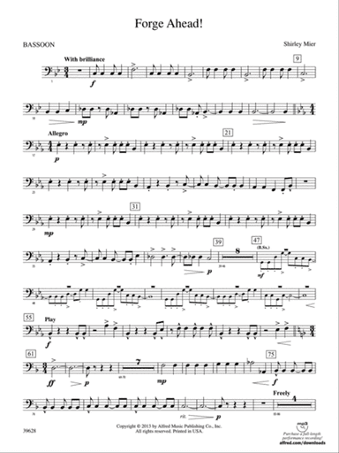 Forge Ahead!: Bassoon