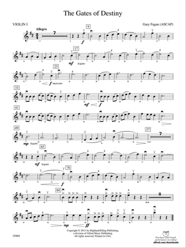 The Gates of Destiny: 1st Violin