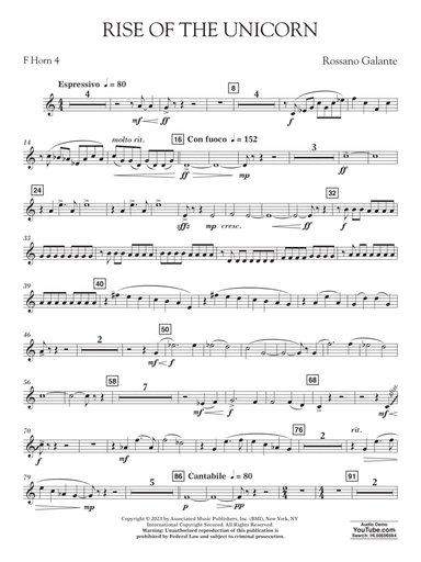 Rise of the Unicorn - Horn 4 in F