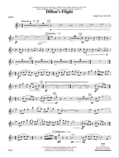 Dillon's Flight: Oboe