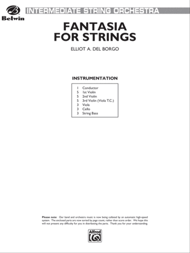 Fantasia for Strings: Score