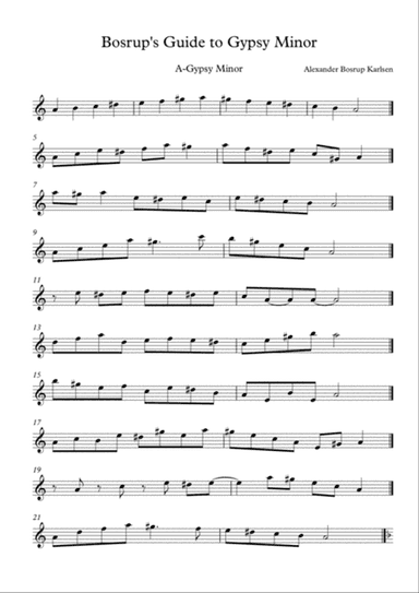 Bosrup's Guide To Gypsy Minor