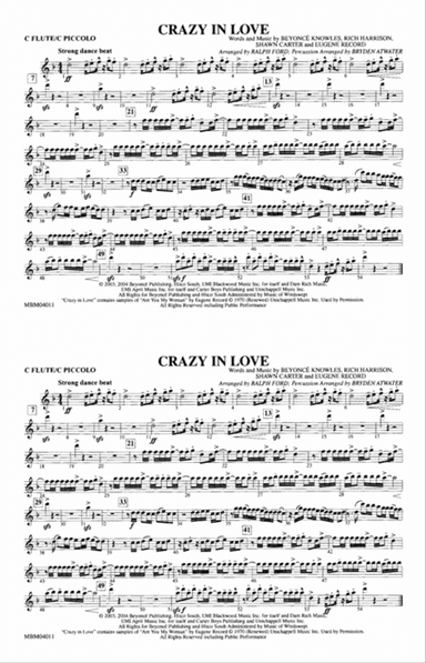 Crazy in Love: Flute