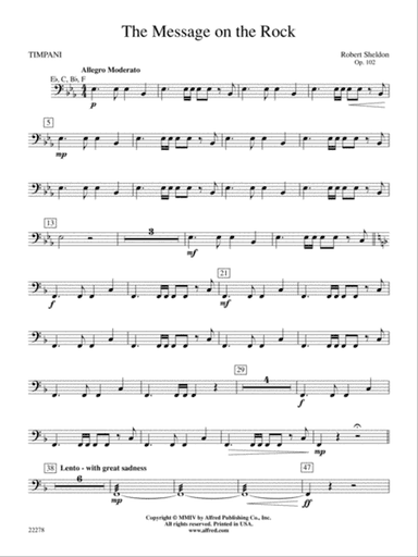 The Message on the Rock: Timpani