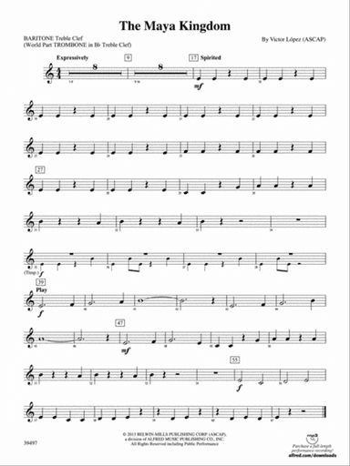 The Maya Kingdom: Baritone T.C.