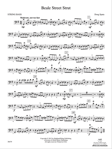Beale Street Strut: String Bass