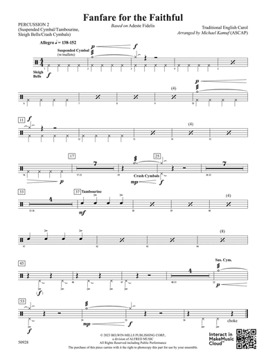 Fanfare for the Faithful: 2nd Percussion