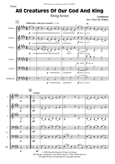 All Creatures Of Our God And King