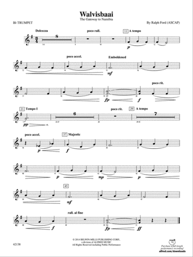 Walvisbaai: 1st B-flat Trumpet