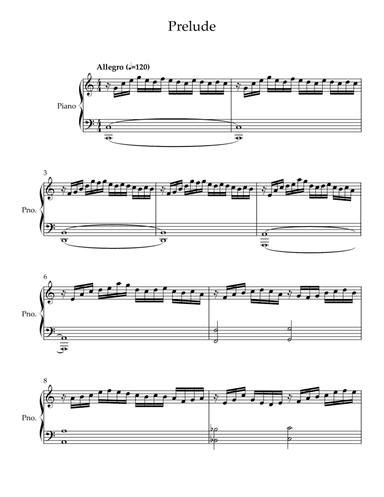 Prelude In C