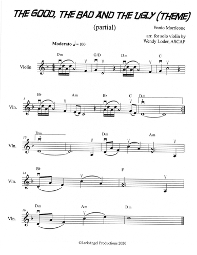 The Good, The Bad And The Ugly (main Title)