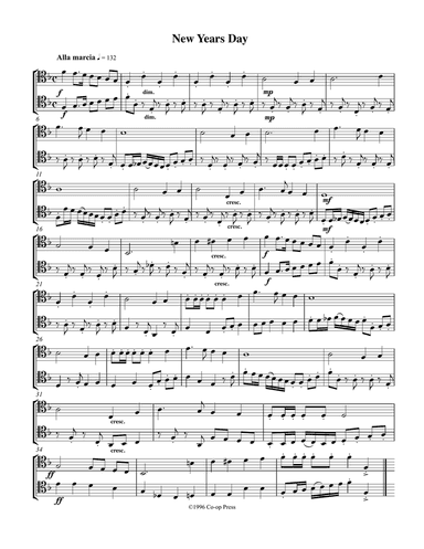 Holiday Etudes/Duets Tenor Clef Book