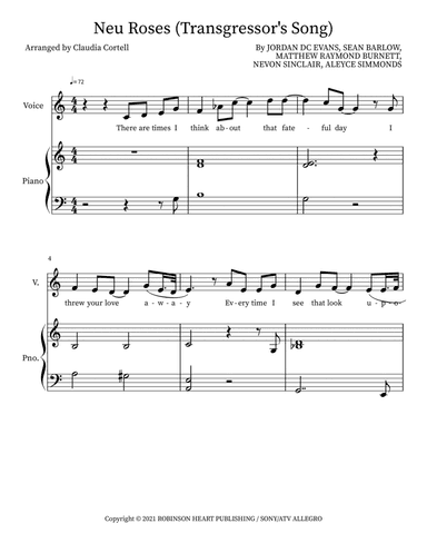 Neu Roses (Transgressor's Song)