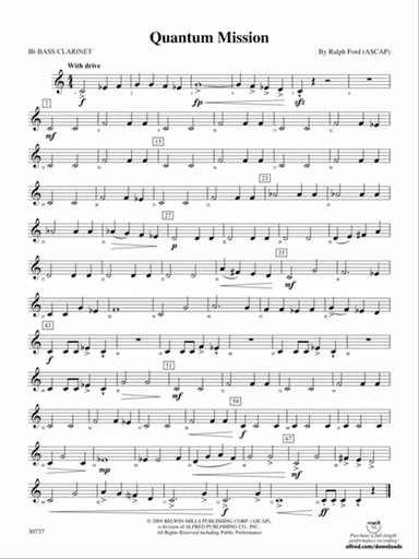 Quantum Mission: B-flat Bass Clarinet