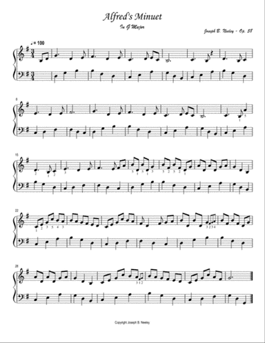 Alfred's Minuet