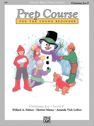 Alfred's Basic Piano Prep Course: Christmas Joy! Book F