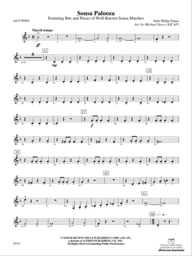 Sousa Palooza: 2nd F Horn
