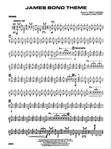 James Bond Theme: Drums