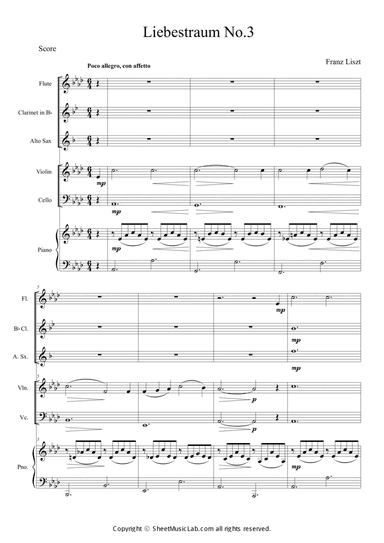 Liebestraum, S.541 No.3 Easy Version