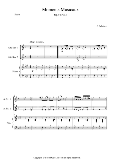 Moments Musicaux No.3
