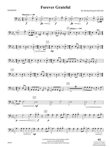 Forever Grateful: Bassoon