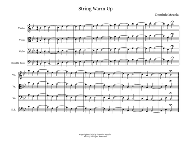 String Warm Up
