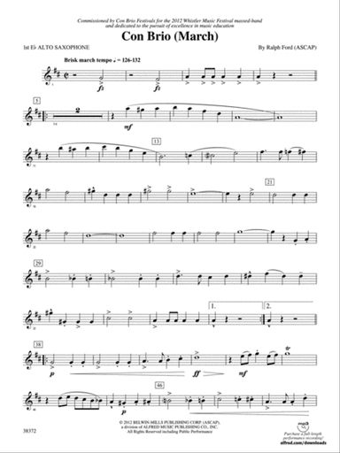 Con Brio: E-flat Alto Saxophone