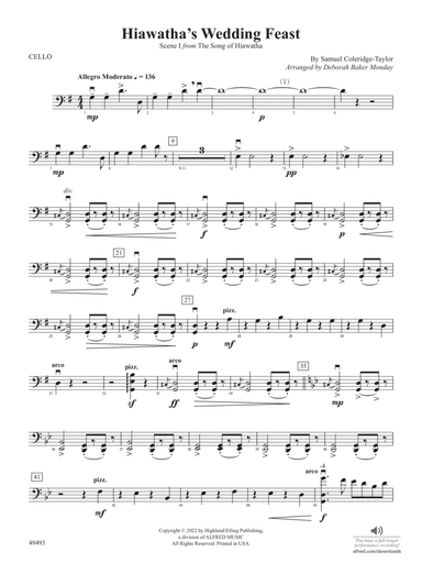 Hiawatha's Wedding Feast: Cello