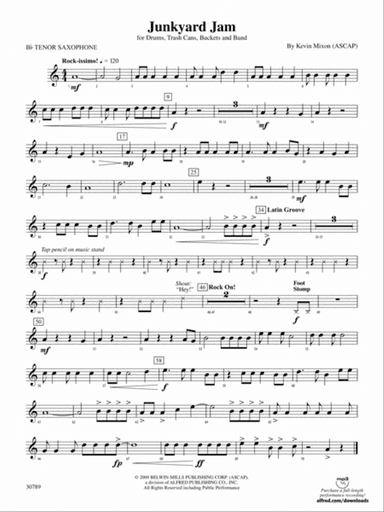 Junkyard Jam: B-flat Tenor Saxophone