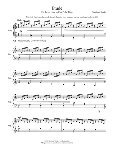 Harp Etude