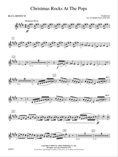 Christmas Rocks at the Pops: 2nd B-flat Clarinet