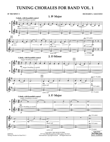 Tuning Chorales for Band - Bb Trumpet 2
