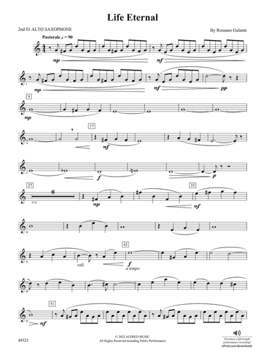 Life Eternal: 2nd E-flat Alto Saxophone