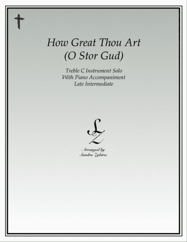 How Great Thou Art (treble C instrument solo)