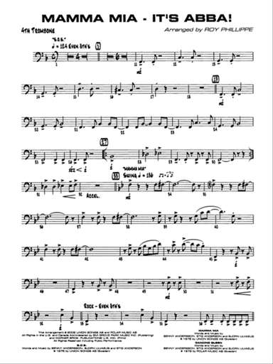 Mamma Mia -- It's ABBA!: 4th Trombone