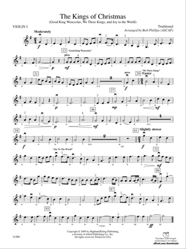 The Kings of Christmas: 1st Violin