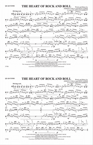The Heart of Rock and Roll: Quad-Toms